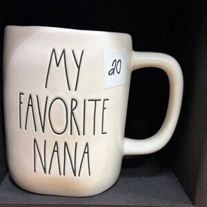 Rae Dunn Cream 'My Favorite Nana' Mug